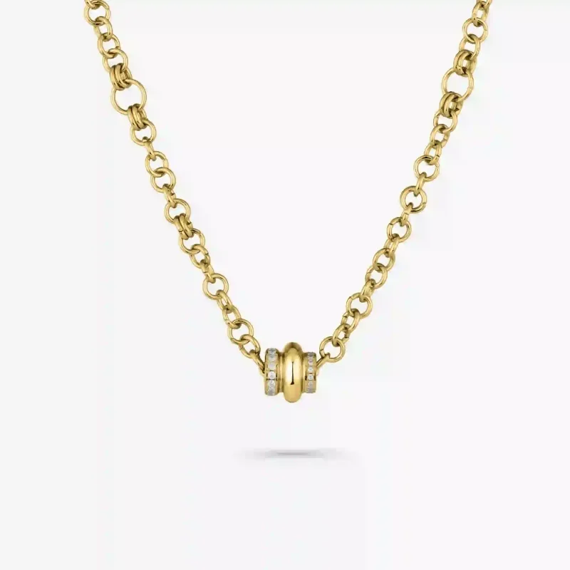 Colar Dourado de Mulher com Cristal Frost | Radiant