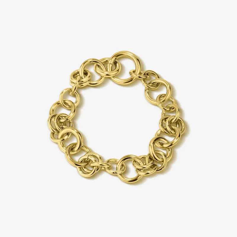 Pulseira Dourada Bold de Mulher em Aço Inoxidável | Radiant