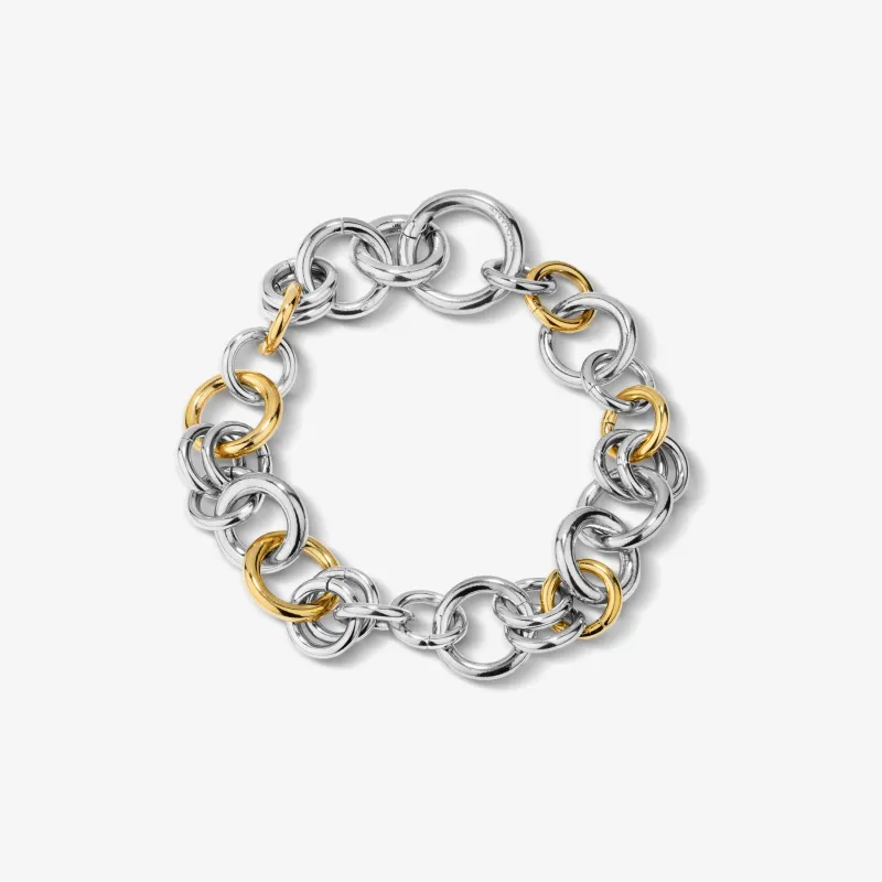 Pulseira Bicolor de Mulher em Aço Inoxidável | Radiant