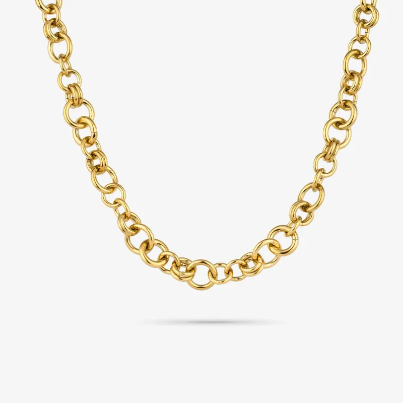 Colar Dourado de Mulher com Cadeia de Elos | Radiant