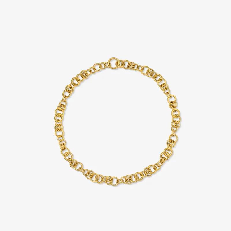 Colar Dourado de Mulher com Cadeia de Elos | Radiant