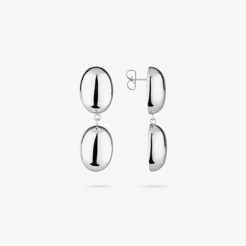 Brincos Prateados Pendentes de Mulher Soulmate | Radiant