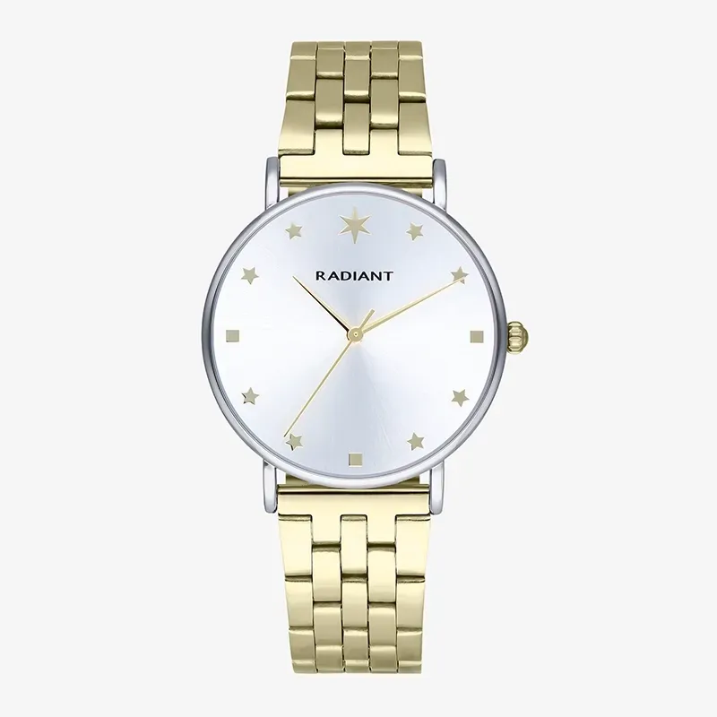 STARRY 36MM SILVER DIAL IPGOLD BRACELET