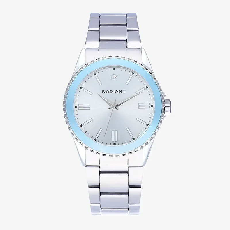 FROST 38MM SOFT BLUE BEZEL SS DIAL & BRA