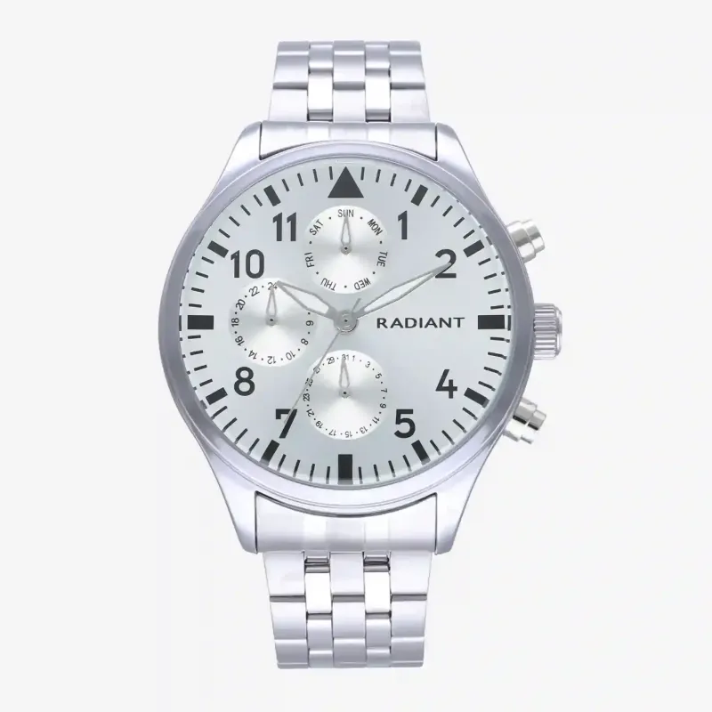 Relógio Homem Caiman Prateado