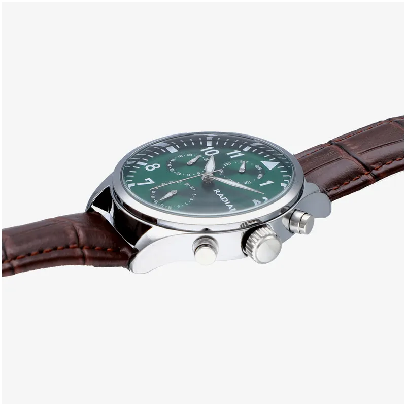 Relógio Homem Caiman Castanho/Verde