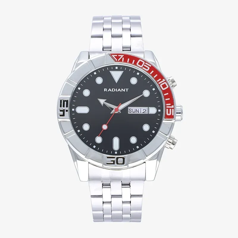 ZANZIBAR 44MM BLACK DIAL SS BRACELET