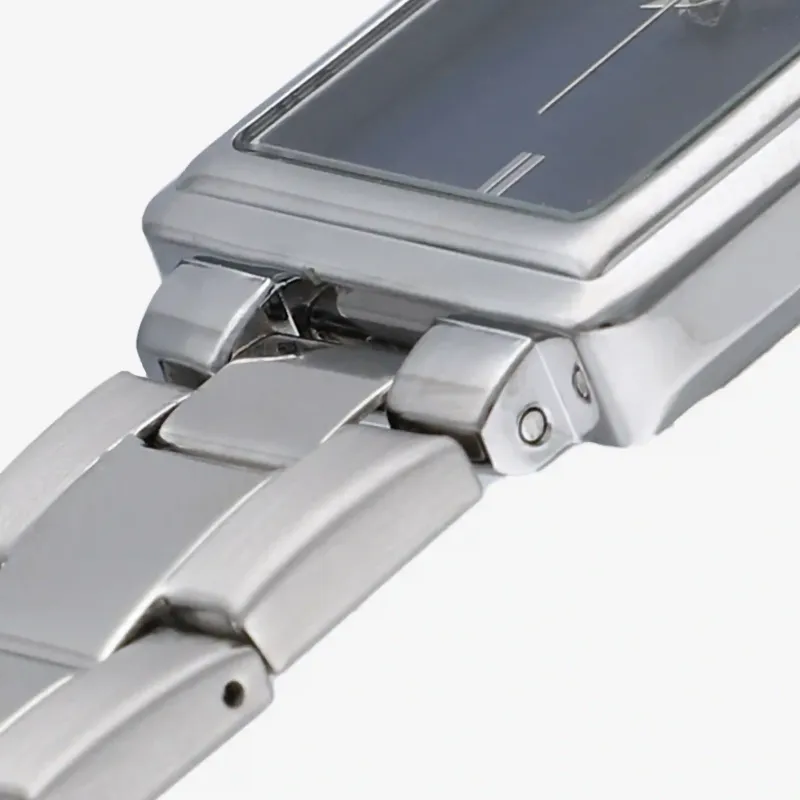 Reloj Courtney em Azul/Prateado