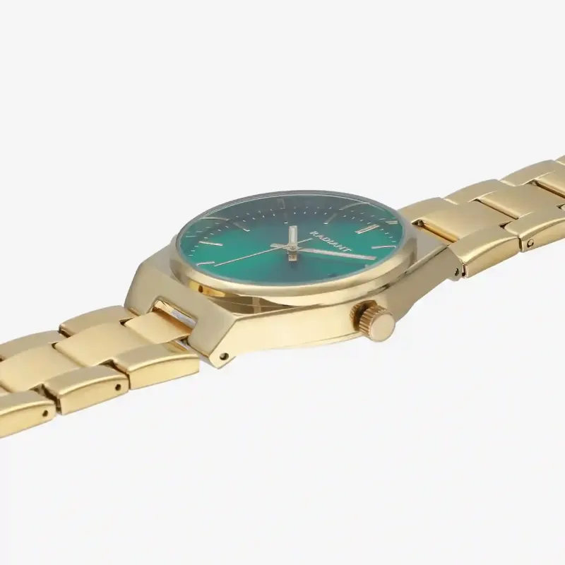 Relógio Mulher AirMini Verde/Dourado