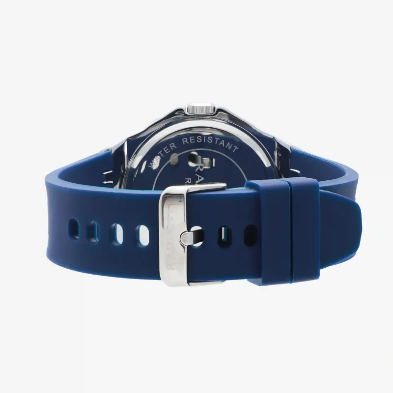 Relógio Homem Leonardo Azul/Pulseira de Silicone