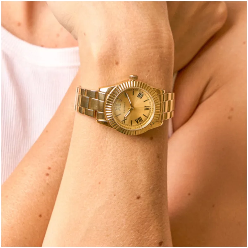 Relógio Mulher Sirene Mini Dourado
