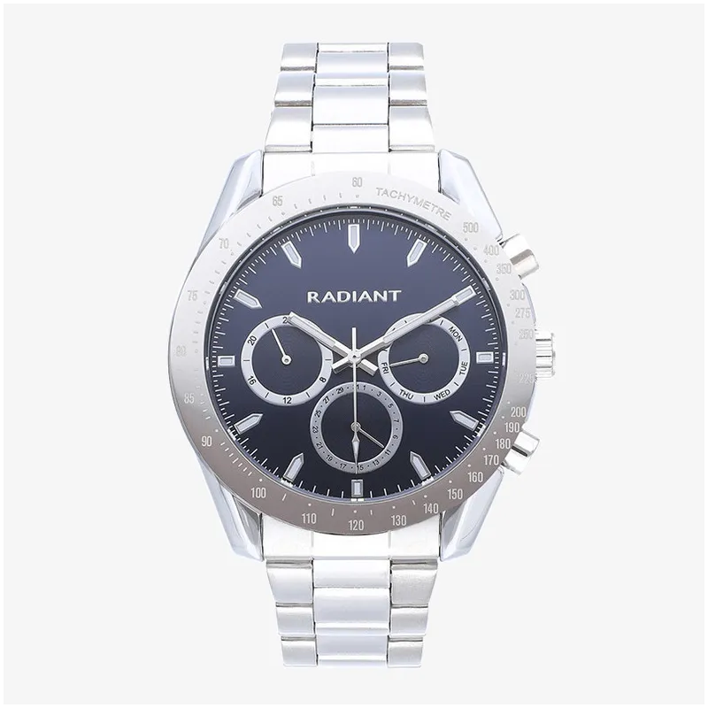 Relógio Homem Marlon Azul Prateado