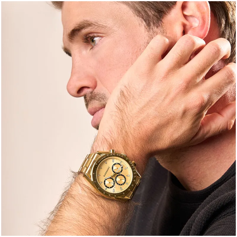 Relógio Homem Marlon Dourado