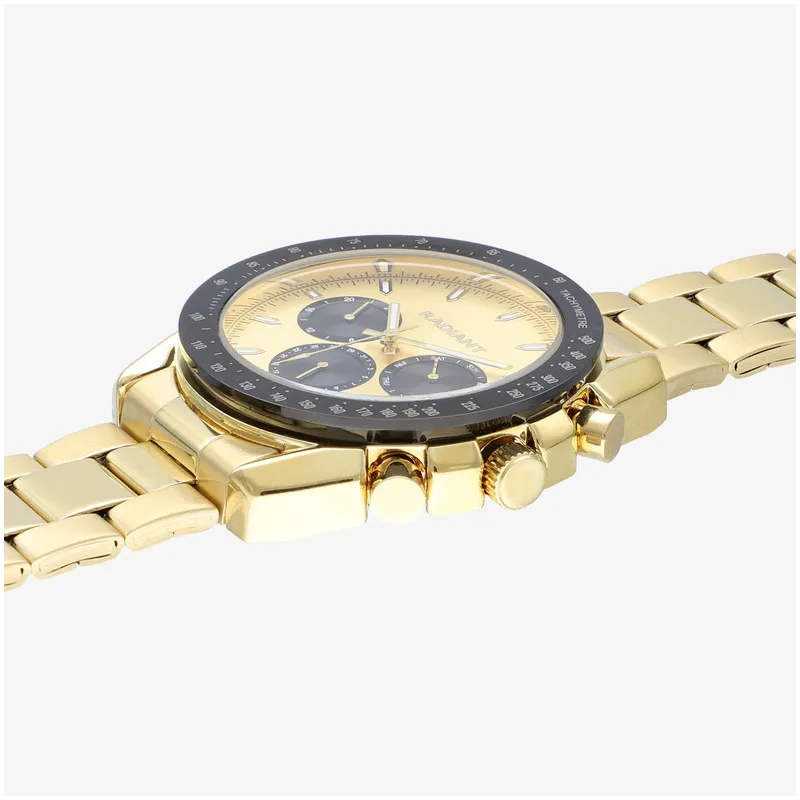 Relógio Homem Marlon Preto Dourado