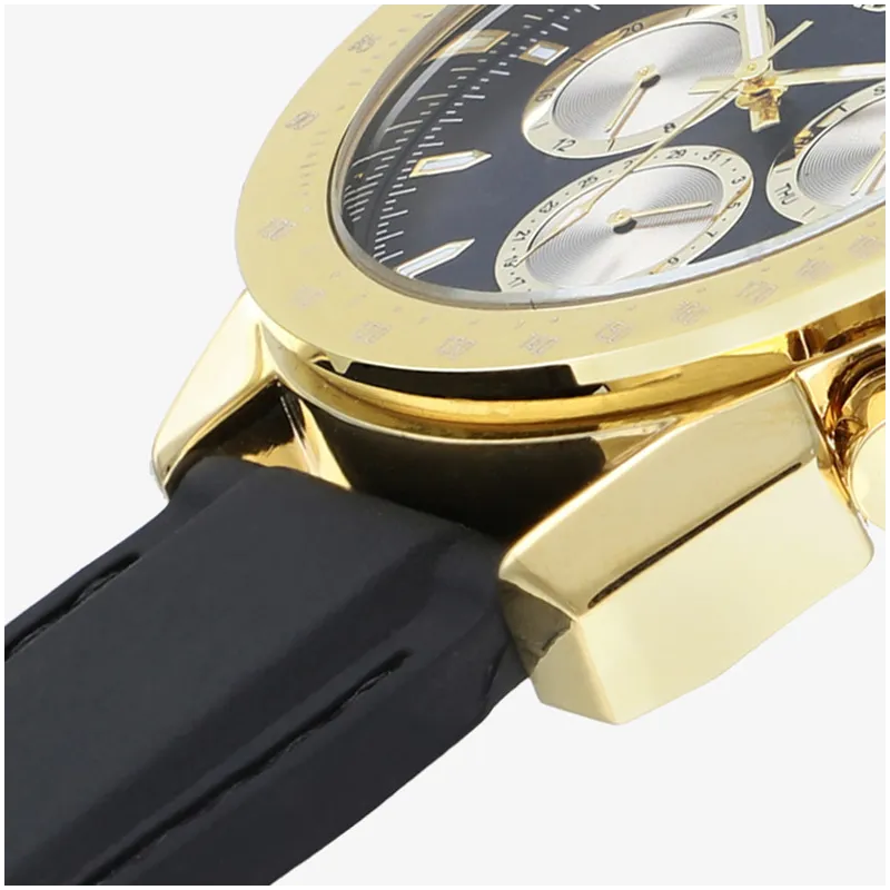 Relógio Homem Marlon Preto Silicone