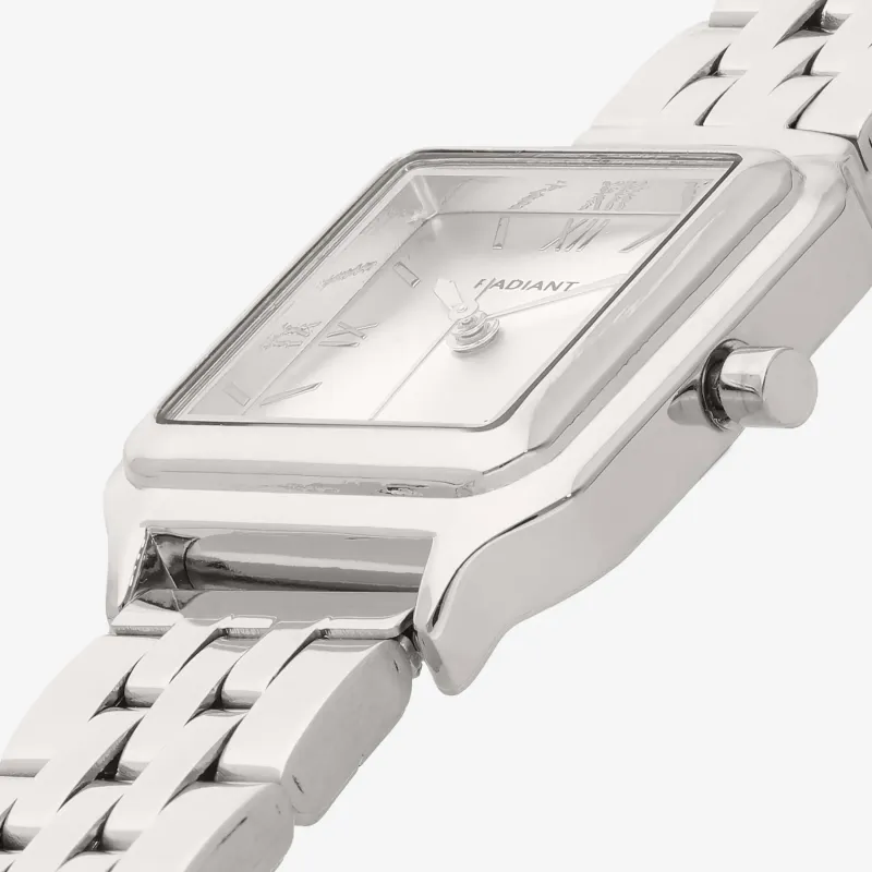 Relógio Mulher Coral Wave Prateado | Radiant