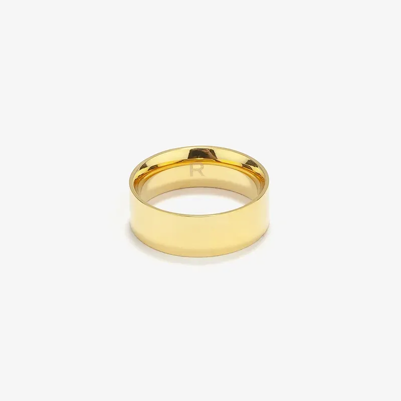 Anel Dourado T26 SHINE & MATT Homem RADIANT Joias
