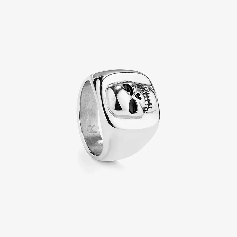 Anel Caveira Pretado T26 ROUTE 66 Homem RADIANT Joias