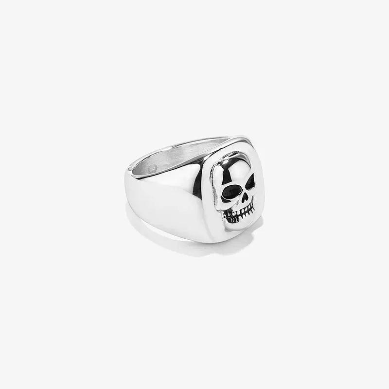 Anel Caveira Pretado T26 ROUTE 66 Homem RADIANT Joias