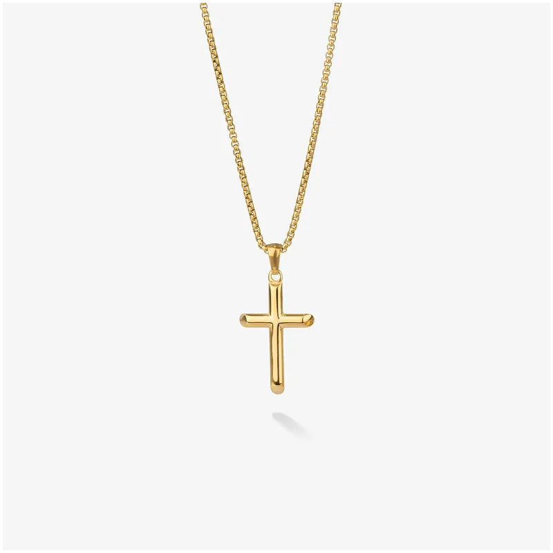 Colar Homem Mateo Cruz Fina Dourado