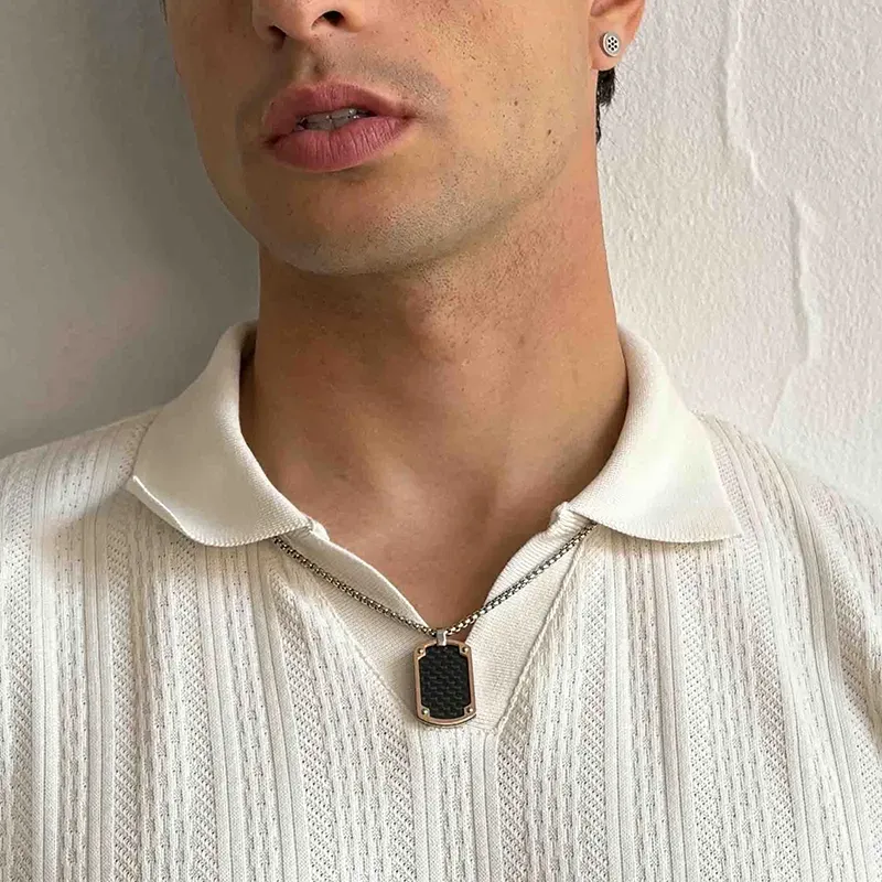 Colar Homem Martinez Preto RG