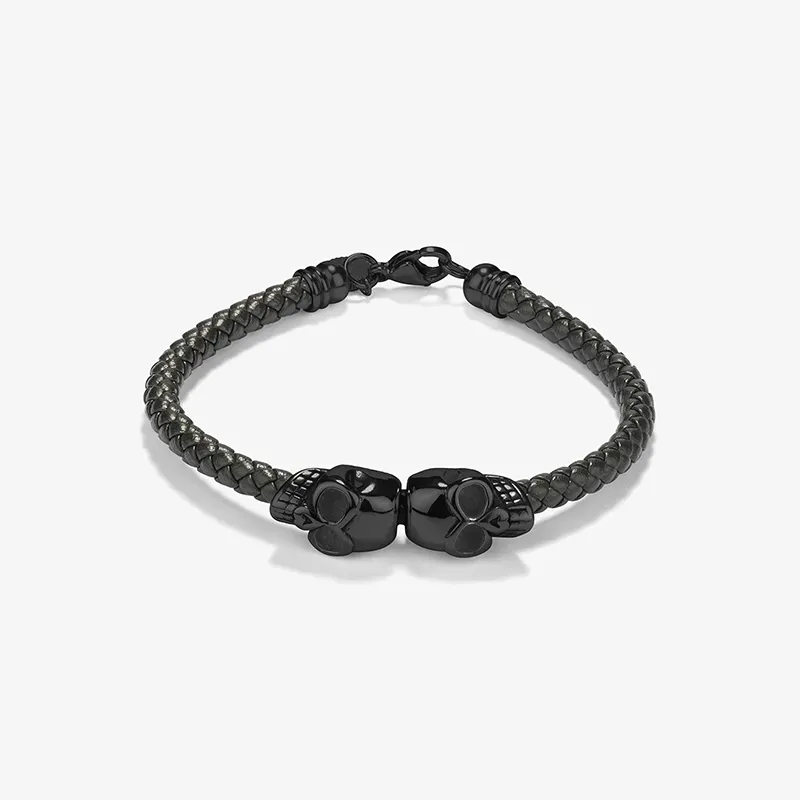 Pulseira Homem Pirate Couro Preto | Radiant
