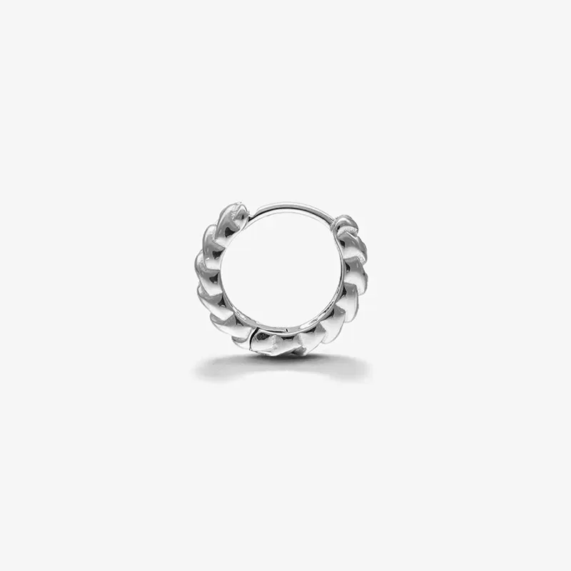 Brinco Homem Cadeado Padlock Prateado | Radiant