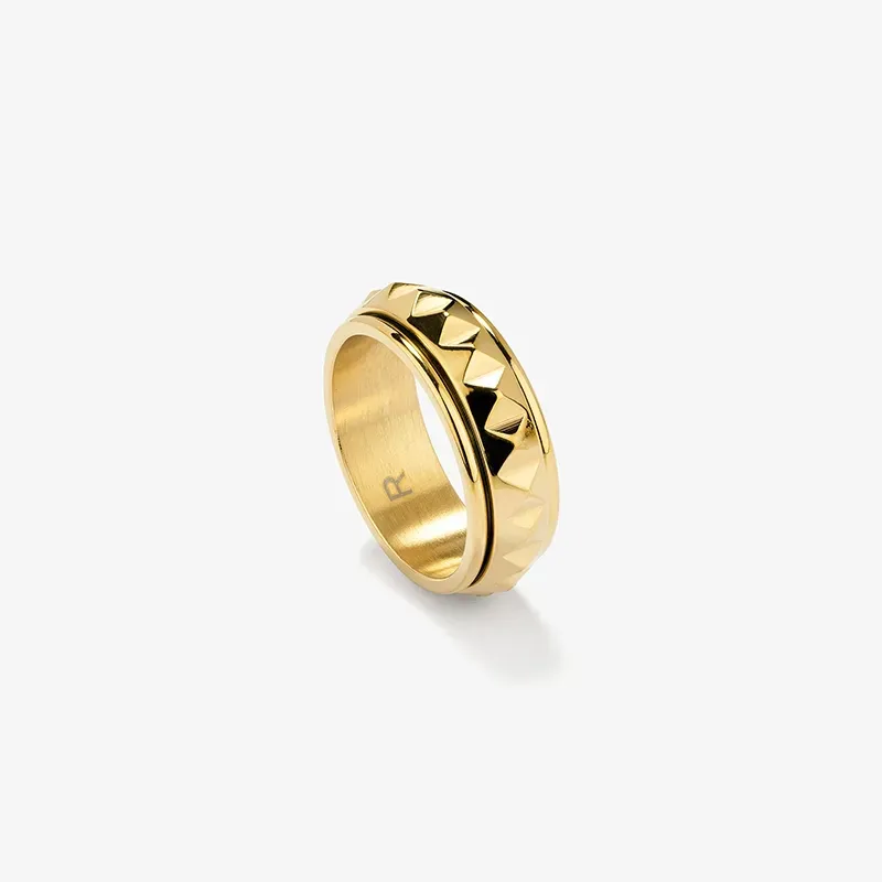Anel Homem  Extensions Punk Dourado | Radiant