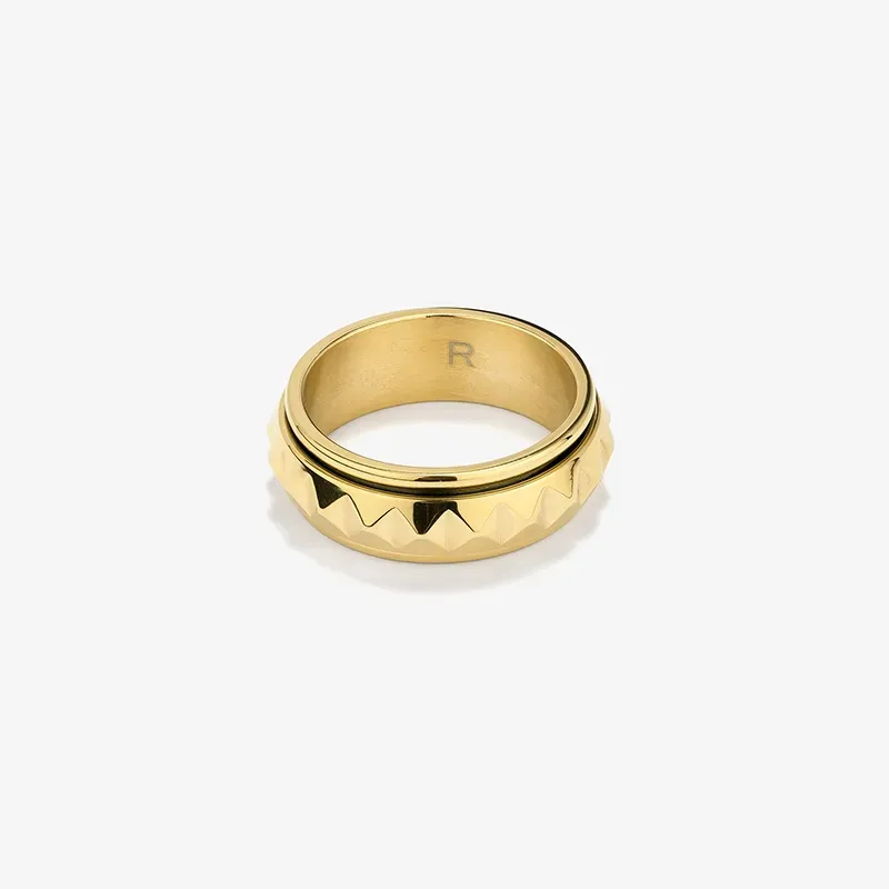Anel Homem  Extensions Punk Dourado | Radiant
