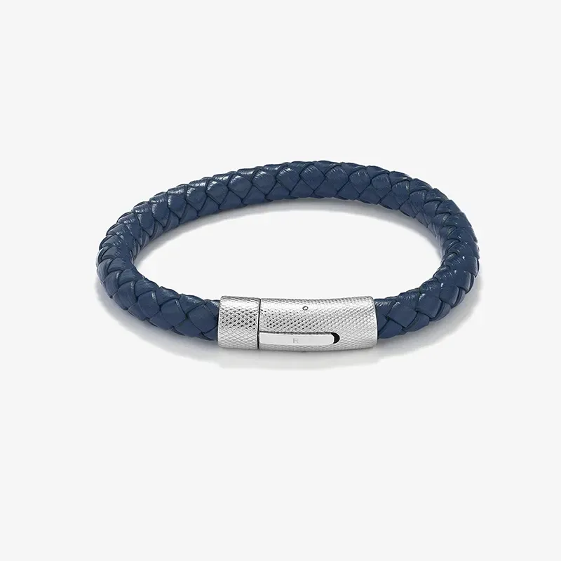 Pulseira Homem Nature Couro Azul | Radiant