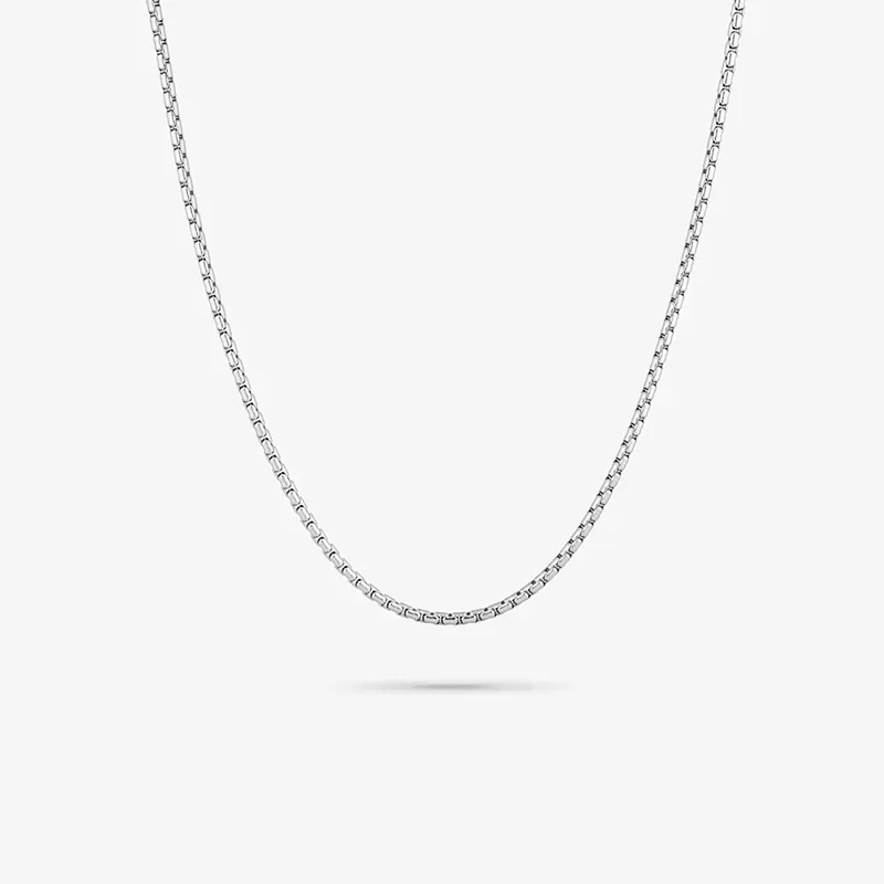 Colar Homem Nusa Prateado | Design Moderno e Atemporal