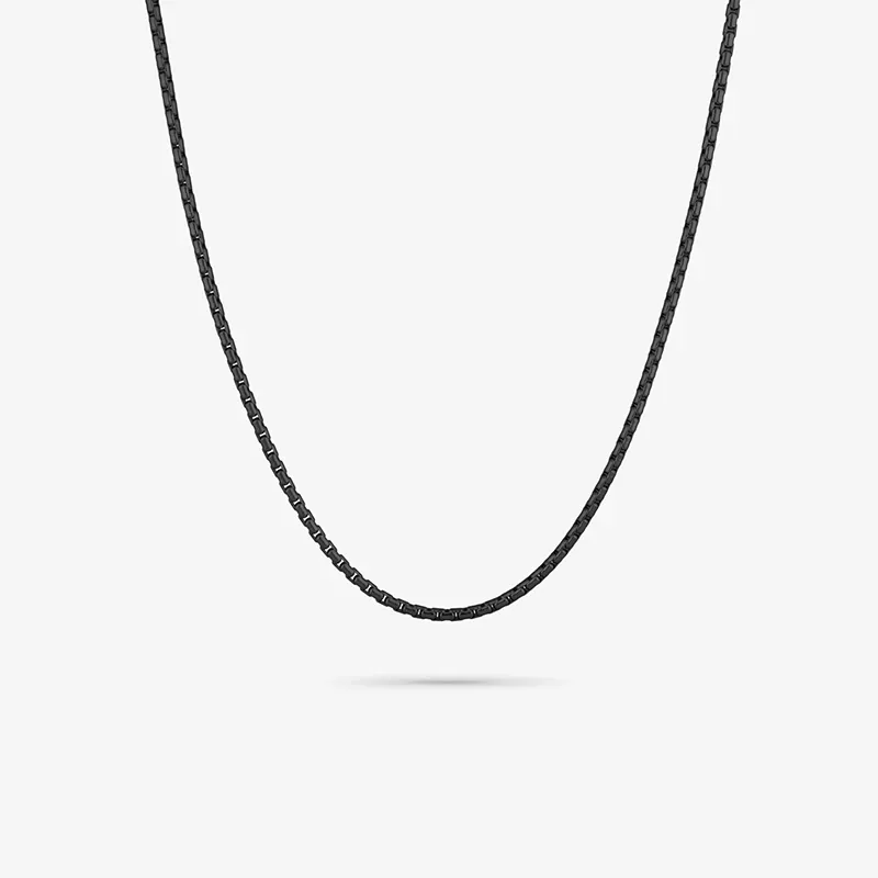 Colar Homem Nusa Preto | Elegância Contemporânea