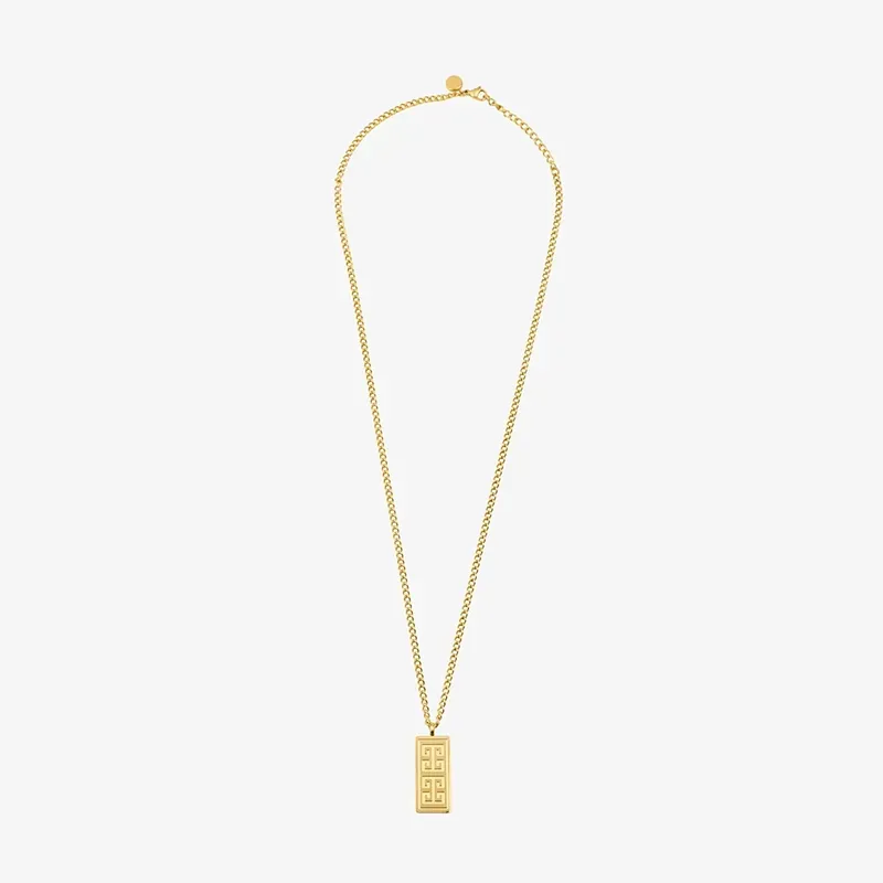 Colar Homem Lombok Runa Dourado | Estilo Único e Místico