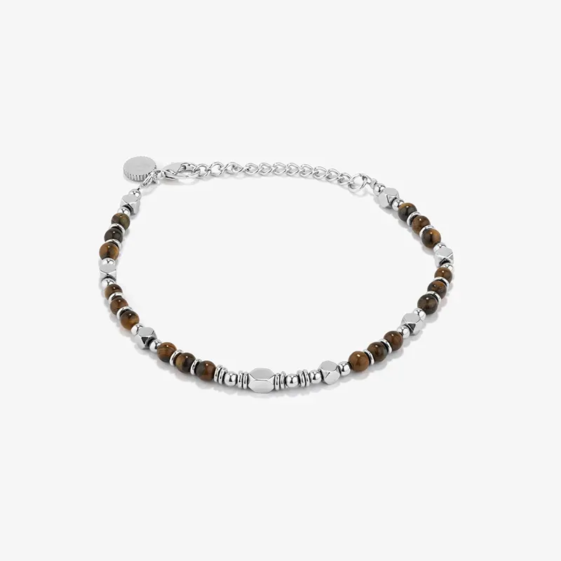 Pulseira Homem Bali Beads Marrom | Estilo Natural e Casual