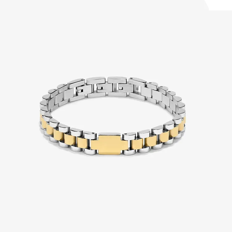 Pulseira Homem Preto Cross | Design Moderno e Versátil