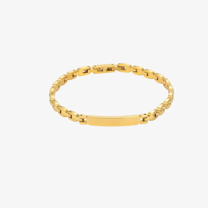 Pulseira de Homem Code Dourada | Radiant