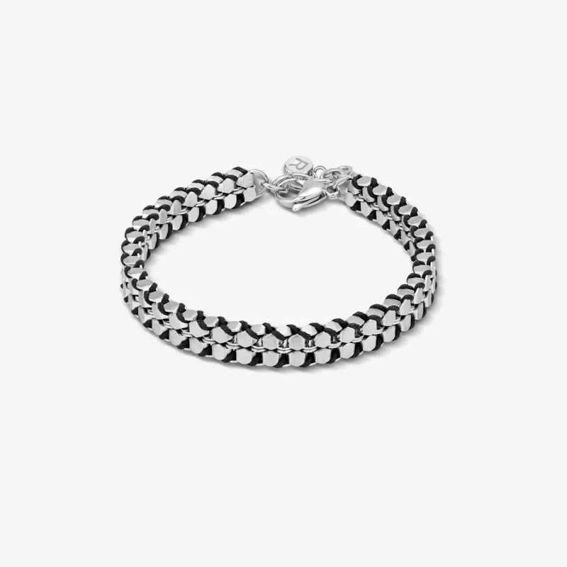 Pulseira de Homem Shadow Link Negra | Radiant