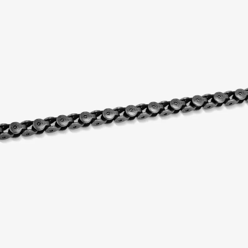 Pulseira de Homem Shadow Link Prateada | Radiant