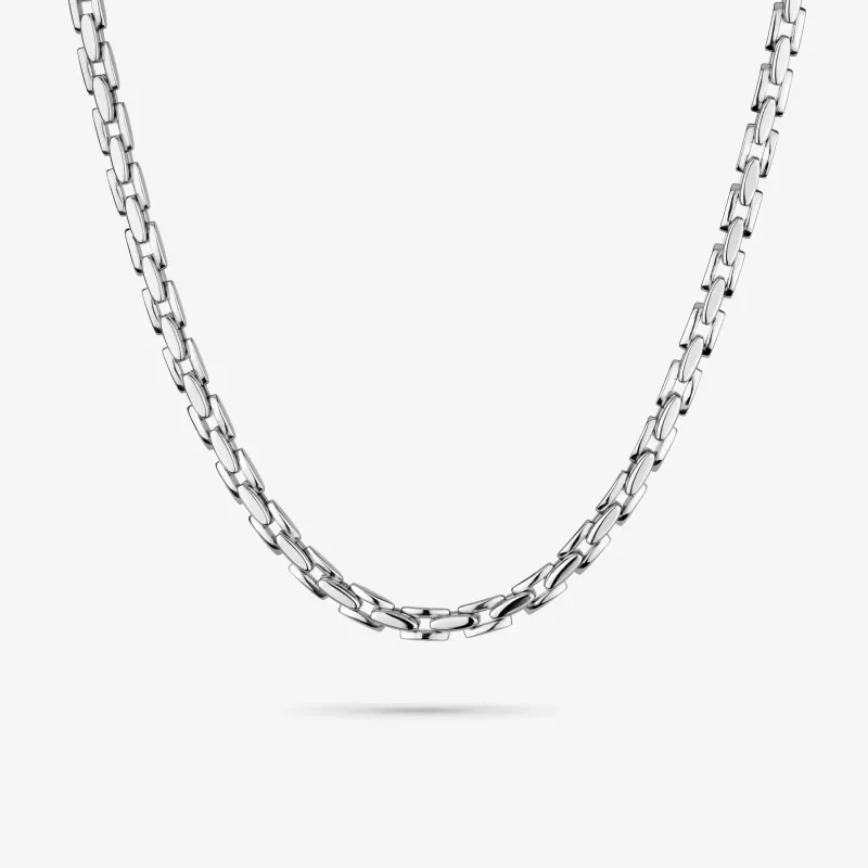 Colar de Homem Riviera Prateada | Radiant