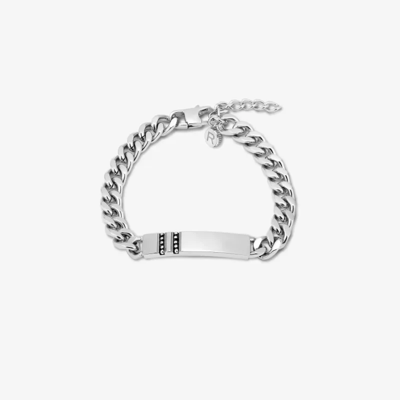 Bracelete de homem Creed Prateada | Radiant