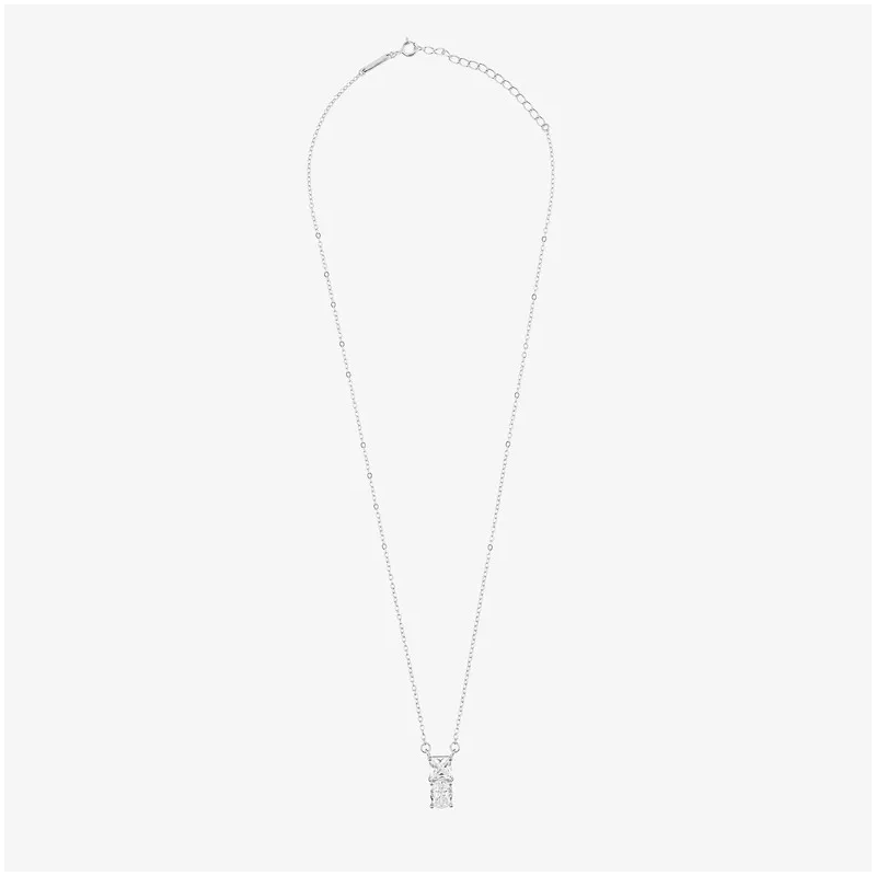 Colar de Prata cristal branco coleção THE 21TH CENTURY Radiant