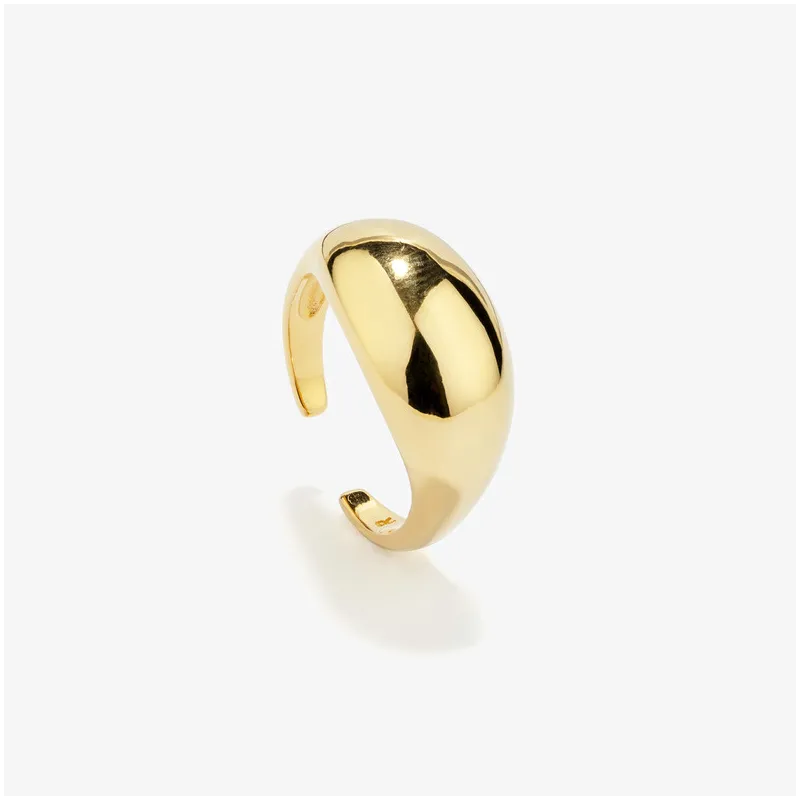 Anel volume Radiant dourado