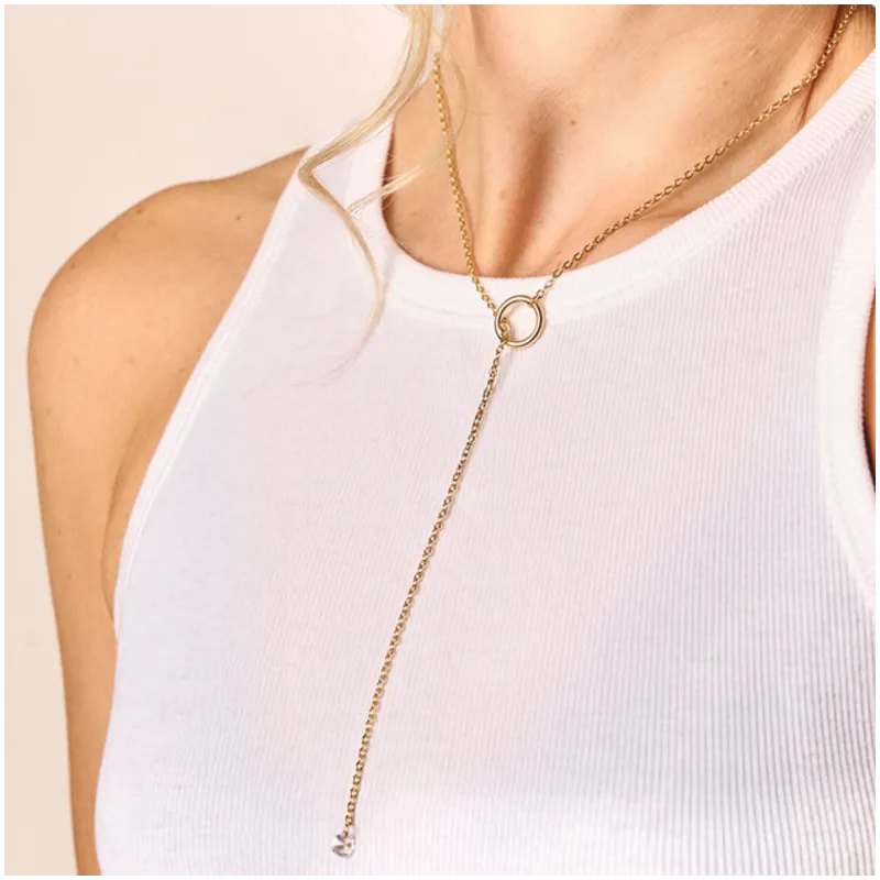 Colar Mulher Comprido Myfair dourado | Radiant