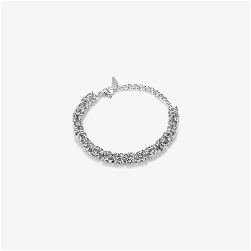 Pulseira Mulher Blake prateada | Design Twist em Aço Prateado