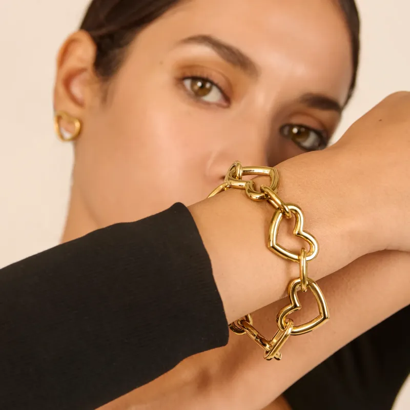 Pulseira de mulher My Love dourada  | Radiant