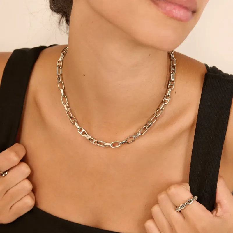 Colar Mulher Chains Cindy Prateado | Radiant