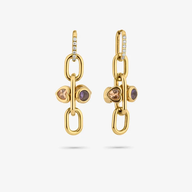 Brincos de mulher Claudia dourados | Radiant