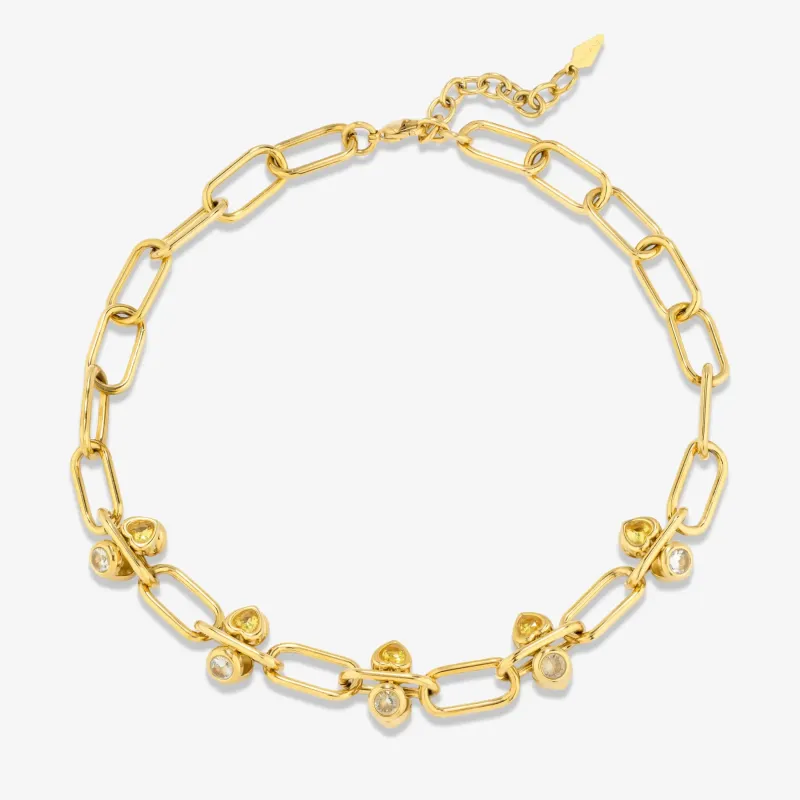 Colar de mulher Claudia dourado | Radiant