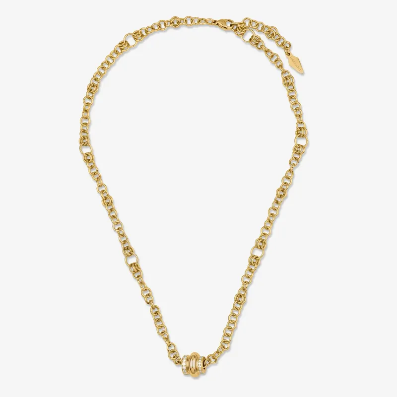 Colar Dourado de Mulher com Cristal Frost | Radiant