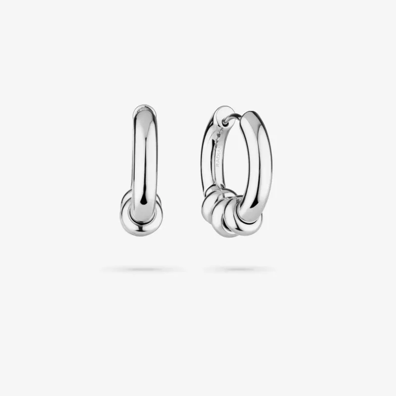 Argolas Prateadas com Mini Aros | Radiant